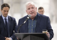 February 2, 2024: Sen. Tartaglione, along with Rep. Joe Hohenstein, held a news conference in Bridesburg to talk about a long list of state grants headed to community organizations in the riverside neighborhood.