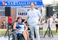 July 30, 2024: Sen. Tartaglione distributed hundreds of free bookbags, as well as hot dogs, cotton candy and drinks,  to young students in Bridesburg yesterday during the first in her series of Community Days across the 2nd District.