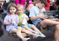 July 30, 2024: Sen. Tartaglione distributed hundreds of free bookbags, as well as hot dogs, cotton candy and drinks,  to young students in Bridesburg yesterday during the first in her series of Community Days across the 2nd District.