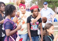 July 30, 2024: Sen. Tartaglione distributed hundreds of free bookbags, as well as hot dogs, cotton candy and drinks,  to young students in Bridesburg yesterday during the first in her series of Community Days across the 2nd District.