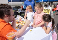 July 30, 2024: Sen. Tartaglione distributed hundreds of free bookbags, as well as hot dogs, cotton candy and drinks,  to young students in Bridesburg yesterday during the first in her series of Community Days across the 2nd District.