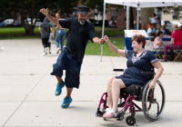 August 8, 2019 – State Sen. Christine Tartaglione’s Community Picnic was a huge hit with the children and their families who gathered at Fairhill Square Park today to delight in free music, hot dogs, soft pretzels, water ice, face painting, and the senator’s popular back-to-school backpack giveaway. Hundreds of youths walked away wearing new school bags on their shoulders and smiles on their faces.