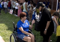 July 31, 2025: State Christine Tartaglione host a community picnic and backpack giveaway at Mayfair Recreation Center.
