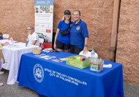 July 31, 2025: State Christine Tartaglione host a community picnic and backpack giveaway at Mayfair Recreation Center.