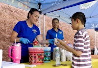 July 31, 2025: State Christine Tartaglione host a community picnic and backpack giveaway at Mayfair Recreation Center.