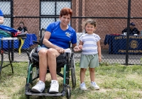 July 31, 2025: State Christine Tartaglione host a community picnic and backpack giveaway at Mayfair Recreation Center.