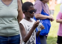 July 31, 2025: State Christine Tartaglione host a community picnic and backpack giveaway at Mayfair Recreation Center.