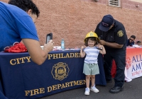 July 31, 2025: State Christine Tartaglione host a community picnic and backpack giveaway at Mayfair Recreation Center.
