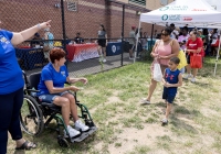 July 31, 2025: State Christine Tartaglione host a community picnic and backpack giveaway today at Mayfair Recreation Center.