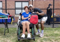 July 31, 2025: State Christine Tartaglione host a community picnic and backpack giveaway today at Mayfair Recreation Center.