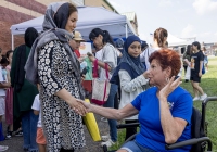 July 31, 2025: State Christine Tartaglione host a community picnic and backpack giveaway today at Mayfair Recreation Center.