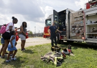 July 31, 2025: State Christine Tartaglione host a community picnic and backpack giveaway at Mayfair Recreation Center.