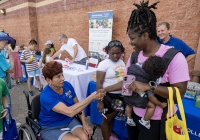 July 31, 2025: State Christine Tartaglione host a community picnic and backpack giveaway at Mayfair Recreation Center.