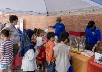 July 31, 2025: State Christine Tartaglione host a community picnic and backpack giveaway at Mayfair Recreation Center.