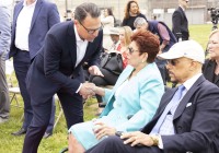 May 3, 2024: Sens. Tartaglione and Hughes participated today in a news conference outside John Welsh School in Philadelphia with Gov. Josh Shapiro in support of the governor’s proposed $100 million increase in violence prevention funding included in his budget proposal.