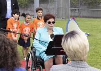 May 3, 2024: Sens. Tartaglione and Hughes participated today in a news conference outside John Welsh School in Philadelphia with Gov. Josh Shapiro in support of the governor’s proposed $100 million increase in violence prevention funding included in his budget proposal.