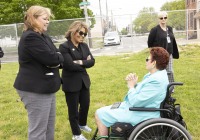 May 3, 2024: Sens. Tartaglione and Hughes participated today in a news conference outside John Welsh School in Philadelphia with Gov. Josh Shapiro in support of the governor’s proposed $100 million increase in violence prevention funding included in his budget proposal.