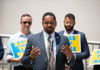 July 9, 2021: Hughes, Tartaglione Mark 15th Anniversary of Minimum Wage Bill with State’s Leaders