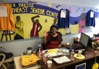 October 18, 2019:  Senator Tartaglione helped the Peter Bressi Northeast Senior Center celebrate its 35th anniversary in a big way on Friday as she announced that the center has been awarded a $100,000 grant from the state to grow its programming for seniors in the Frankford section of Philadelphia.  “This is for all the hard work that you do with such little money,” Senator Tartaglione told dozens of the center’s members during their anniversary lunch. “And you try to expand your services. So this is truly my pleasure.”