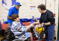October 3, 2019:  Hundreds of Northeast Philadelphia-area senior citizens and their caregivers joined State Senator Christine M. Tartaglione for her Senior Expo today as she brought the annual event series to the Lawncrest Recreation Center for the first time in its more than 20-year history. Eager attendees collected valuable information from more than 50 vendors about topics ranging from health care to financial services to crime prevention.