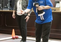 May 9, 2023: Sens. Costa and Tartaglione participated in the Special Olympics Unified Government Bocce Challenge tonight in the East Wing Rotunda. The annual event, which pulls together student athletes, Special Olympians and government officials as teammates, had been on hiatus since 2019.