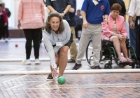 May 9, 2023: Sens. Costa and Tartaglione participated in the Special Olympics Unified Government Bocce Challenge tonight in the East Wing Rotunda. The annual event, which pulls together student athletes, Special Olympians and government officials as teammates, had been on hiatus since 2019.