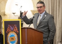 April 29, 2024: Sens. Lindsey  Williams and Tartaglione addressed the more than 200 delegates attending the annual convention of the Pennsylvania Conference of Teamsters at the Hotel Hershey in Derry Township, Dauphin County.  The conference, celebrating its 40th anniversary this year, represents 95,000 members in Pennsylvania.