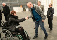 April 19, 2022: Sen. Tartaglione toured the facilities at Tioga Marine Terminal in Philadelphia .