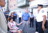 August 3, 2022: Sen. Tartaglione was joined today by Sen. Laughlin for a tour of the troubled Kensington and Allegheny area of North Philadelphia. Advocates and stakeholders in both corners of the state have been searching for solutions to epidemic opioid addiction and homelessness.