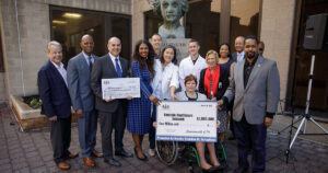 Senator Tartaglione Presents $1 Million Mock Check to Leaders of Einstein Medical Center Philadelphia